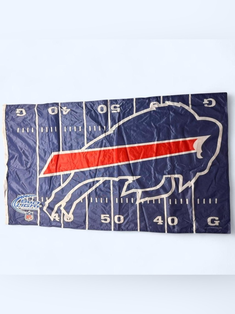 Retro Bud Light Buffalo Bills NFL football flag 3x5ft